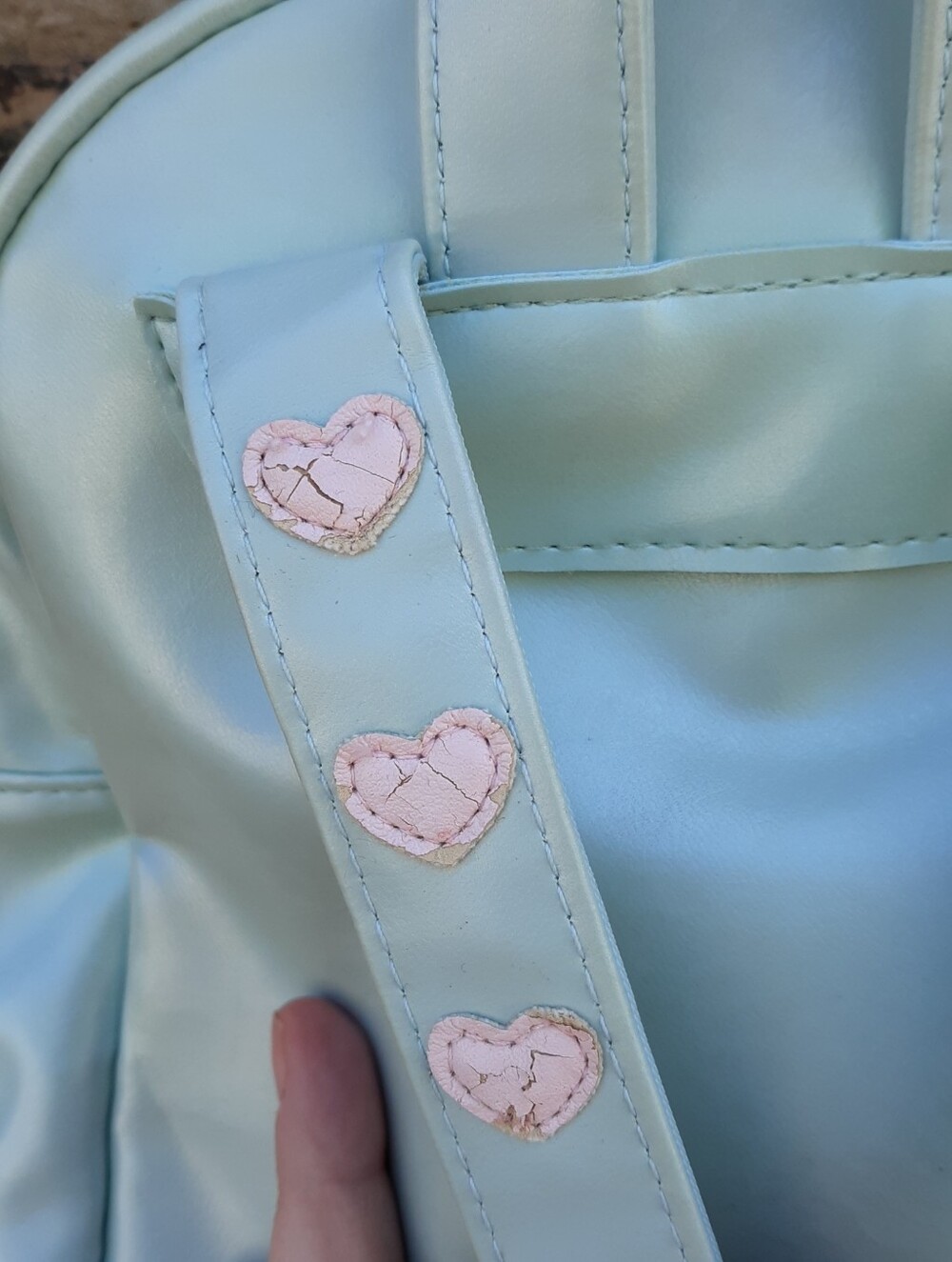 Hello Kitty Blue Ice Skating Mini Backpack Y2K Vintage Kitchy Adult Size - Picture 9 of 15